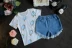 2018 mới của Hàn Quốc phiên bản của cô gái mùa hè quần short trong trẻ em tua rửa nước mềm jeans quần nóng thủy triều quần jean dầy thu đông cho bé Quần jean