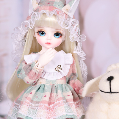taobao agent BJD clothes 4 points 6 points baby clothing grid color set daily cute OB11 baby clothing can customize size