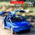 Mô hình xe hợp kim Tesla ModelX 1:32 mô phỏng xe mô hình cậu bé kéo xe ô tô đồ chơi trẻ em - Chế độ tĩnh đồ chơi cho bé trai Chế độ tĩnh