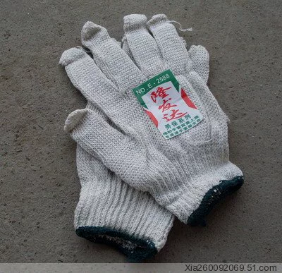 Шанхайский международный электромеханический аппаратный город [Специальное предложение] Хлопковые марлевые перчатки*белые перчатки*Рабочая перчатка 48G