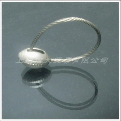 Модный брелок, футбольная креативная стальная проволка