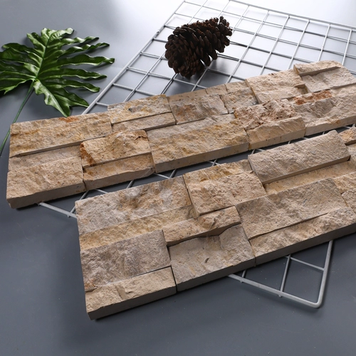 Натуральная культура камень желтый песчаник телевизионный фон настенная вилла сад крытый открытый открытый сад стена внешняя стена кирпич