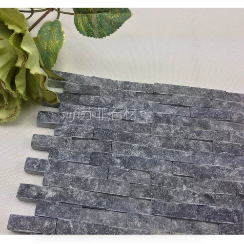 Серый черный каменный мозаика натуральная культура Ши Сюангань Ванная ТВ Бар верблюж