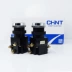CHNT Chint LA19-11D Vàng Nguồn điện 220V có đèn báo điểm tự khởi động lại nút ấn công tắc 25mm 