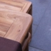 Mới Trung Quốc Zen Black Walnut Bàn trà Bàn ăn đơn giản hiện đại Bàn ghế gỗ Bàn gỗ vuông Nhà máy trực tiếp - Bộ đồ nội thất