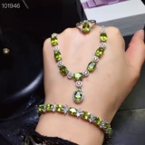 Натуральный комплект, кольцо, браслет, модное изысканное ожерелье, свежая цепочка до ключиц, серебро 925 пробы