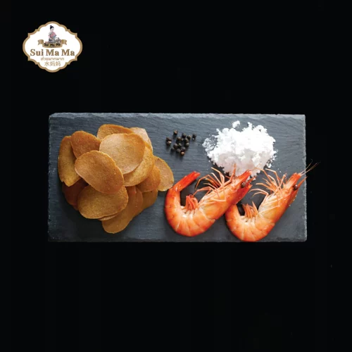 Таиланд импортированная вода Мать Мать Песня Каошэн Креветки таблетки из оригинальных цветовых креветков и кусочек креветок должны быть жареными и пышными повседневными закусками DIY