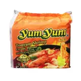 Таиланд импортировал зимнюю инь Инь в стиле тайского стиля, мгновенная лапша, горячие и кислые мешки с креветками для мгновенной лапши 4 вкуса, 30 мешков бесплатной доставки