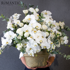 Свадебная корзина под цветы 精品艺术开业花篮演唱会应援开业篮鲜花速递乔迁花桶北京上门配送