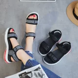 Спортивные сандалии, летняя универсальная пляжная обувь на платформе для отдыха, 2022, в корейском стиле, популярно в интернете