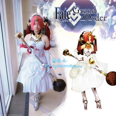 taobao agent Fate Grand Order Frankensan White Dress White Skirt Cosplay Custom