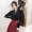 Nữ hoàng quần áo Hàn Quốc 2019 xuân mới của phụ nữ Han Fan khí chất nhung áo cổ chữ V nữ dài tay thon gọn - Áo sơ mi dài tay