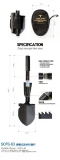 Китайский инженер Shovel Camping Multipurpose Tool Camping Multifunction Portable Outdoor Small Mini Specialing Special