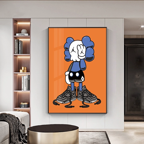 Kaws Art Hanging Painting Entry, Porch Creative Cartoon Tid