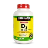 Spot Американский оригинальный Kirkland VD3 Витамин D/D3 2000МЕ*600 капсул