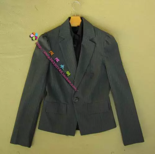 Короткий корсет, трехмерный пиджак классического кроя, рукава фонарики, большой размер