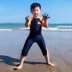 Quần dài tay áo chống nắng cho trẻ em Đồ bơi cho bé trai Kỳ nghỉ Spa Đồ bơi Học sinh Áo tắm Xiêm - Bộ đồ bơi của Kid Bộ đồ bơi của Kid