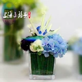 Стол цветочные цветы конференция стол цветок маленький стол цветок расчетный стол Свадебный знак -в тайваньском цветочном спекке цветок цветок подиум