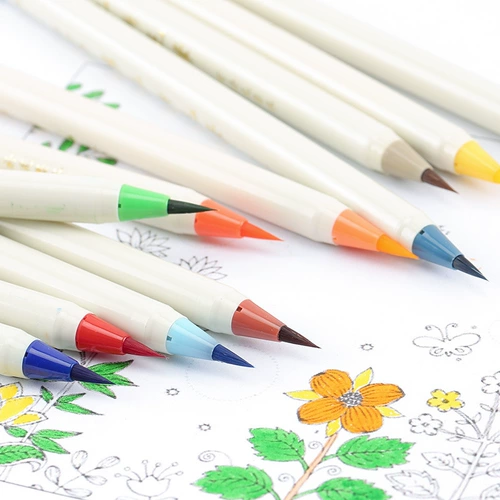 Японская платиновая кисть для письма, комиксы, акварель, мелки, планировщик, английский