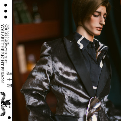 taobao agent [Wind Fourteen] After selling BJD Real Vented suit jackets+flared pants+jumpsuit set ID75 POPO68