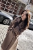 Sơn Đông mùa thu và mùa đông Hàn Quốc phiên bản mới của Harajuku eo giảm béo ve áo trong áo len dài áo khoác nữ áo dạ nữ dáng lỡ Accentuated eo áo