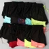 New kích thước lớn quần short tập thể dục nữ mùa hè khô nhanh chống ánh sáng giả hai quần cao eo căng quần chạy