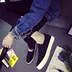2018 bộ giày mới cho nam giày đế bệt một đôi giày lười màu trắng phiên bản Hàn Quốc của giày đế xuồng dày nam giày the thao nam Plimsolls