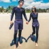 Đặc biệt cao cấp chính hãng nổi phù hợp lặn phù hợp nam nữ phù hợp với sứa chống nắng UV dài tay bơi đồ bơi đôi Vài đồ bơi