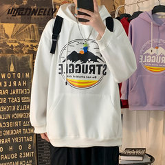 2020秋冬季ins潮牌網紅衛衣男韓版寬鬆加絨連帽衫bf慵懶風學生cec外套