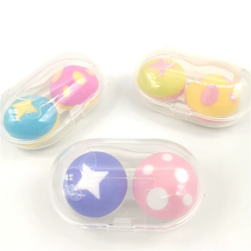 Мультяшные невидимые очки, двойная коробка для хранения