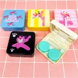 Невидимые милые очки, двойная мультяшная коробка для хранения