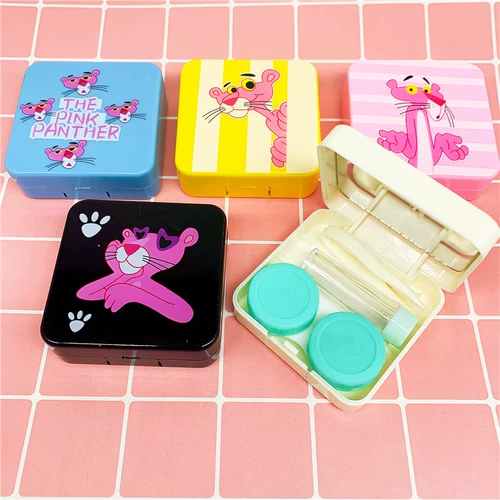 Невидимые милые очки, двойная мультяшная коробка для хранения