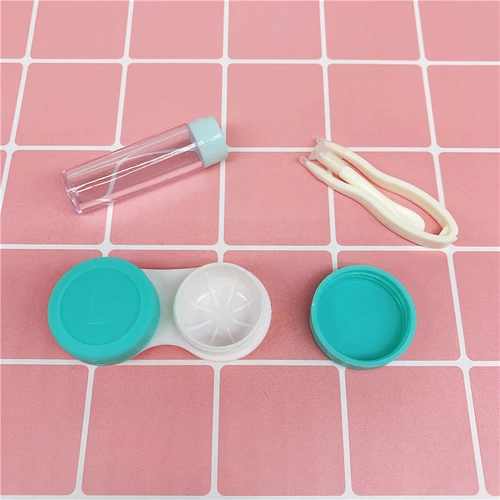 Невидимые милые очки, двойная мультяшная коробка для хранения