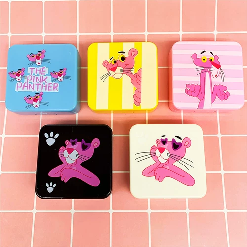 Невидимые милые очки, двойная мультяшная коробка для хранения