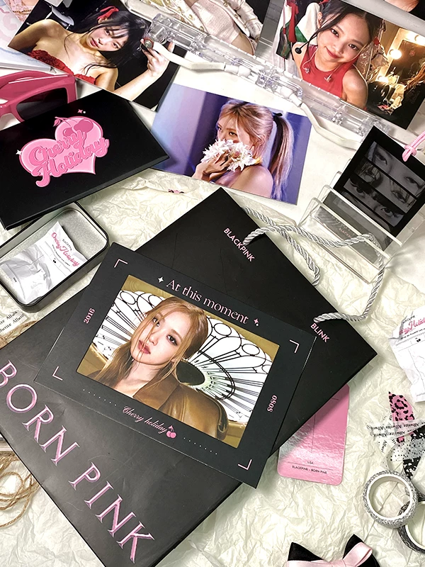 BLACKPINK [Cherry Holiday] Возвращение к памятному набору маленькая карта Ming открытка брелок карта Книга Бой карта коробка