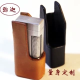 Dunhill, кожаная зажигалка ручной работы, из натуральной кожи