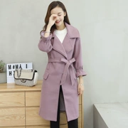 Mùa thu đông 2019 mới của phụ nữ phiên bản Hàn Quốc của những chiếc áo len mỏng nữ dài thời trang - Áo khoác dài