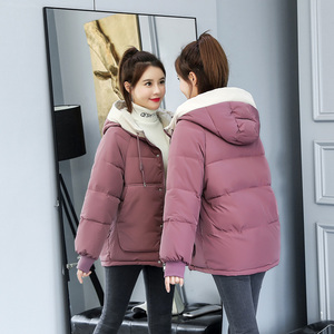 2021年冬季新款棉袄女装韩版ins面包羽绒棉服反季短款棉衣外套潮