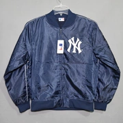 Đồng phục bóng chày thiếu niên áo khoác lông cừu trẻ em Yankees Vớ đỏ ấm tay áo dài - Thể thao sau
