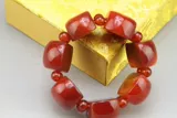 Натуральный -класс бразильский красный круглый агат круглые бусины Hongyun в качестве головы заголовка