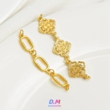 Аксессуар ручной работы, ручка, браслет, золото 750 пробы, золотой цвет, «сделай сам»