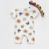 Babyiesies 2019 hè mới bé romper tay ngắn romper trẻ sơ sinh - Áo liền quần bodysuit cotton cho bé Áo liền quần