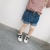 Trẻ em quần áo vệt trẻ em rửa sạch lưỡi edged quần short denim chàng trai 2018 mùa hè mới Hàn Quốc phiên bản nóng quần