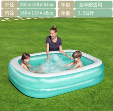 Детский надувной бассейн 包邮送泵原装正品bestway婴儿充气游泳池戏水池浴盆沙池海洋球池