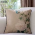 New American đệm nước đệm gối Châu Âu và Mỹ cổ điển sofa gối Mỹ bông hồng trắng bông linen gối