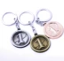 Xung quanh các trò chơi phim Hearthstone Huyền Thoại May Mắn Coin Chữ Ký Kim Loại Keychain Pendant Mới Nóng Bán