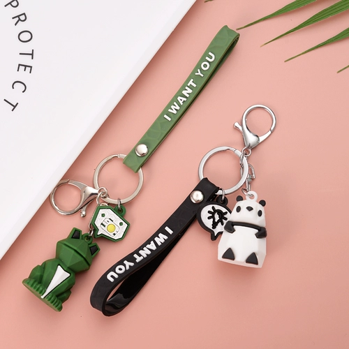 Кукла, брелок, динозавр, подвеска, украшение на сумку для влюбленных, лягушка