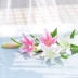 Mô phỏng hoa lily phòng khách trang trí phòng ngủ nhà hàng trang trí hoa giả nụ hoa mới trang trí nhà hoa - Hoa nhân tạo / Cây / Trái cây