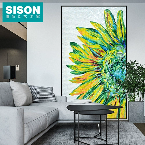 Современная и минималистичная стеклянная мозаика на стену, головоломка