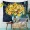 Flannel gửi hoa hướng dương đèn sao trang trí tường tường tấm thảm bao gồm nền nền vải chụp ảnh bức tranh phòng ngủ - Tapestry